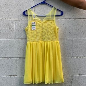 Yellow kids dress